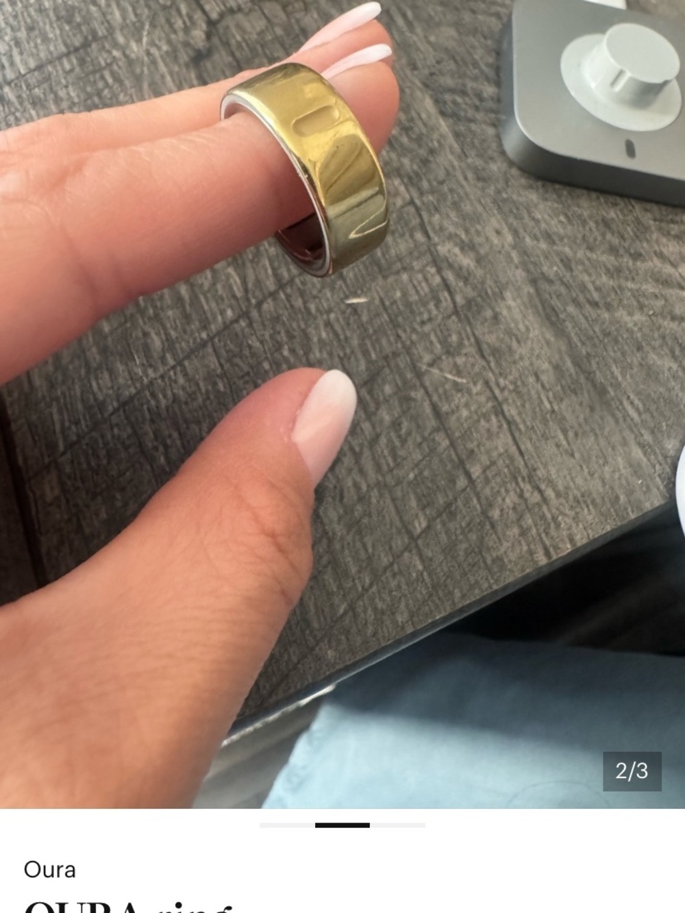 Oura Ring 4 Gold size 7